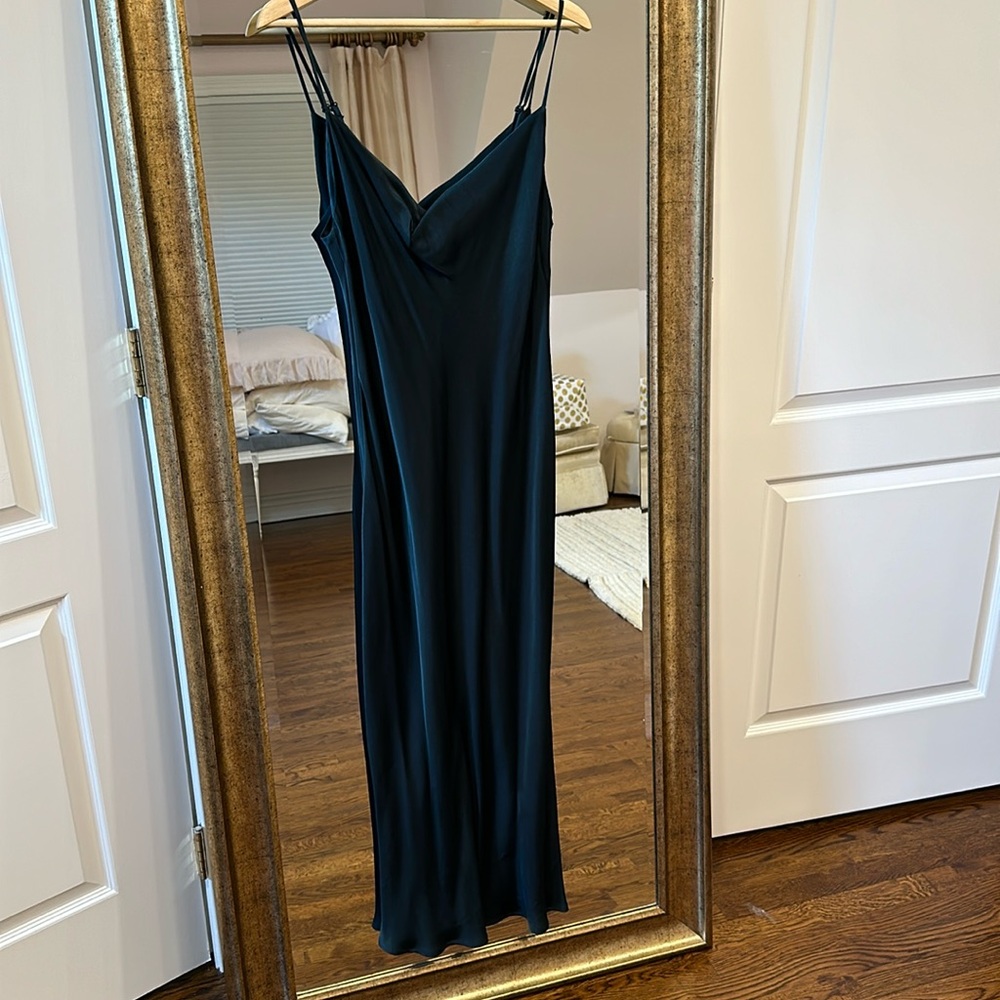 Zara cowl neck slip dress